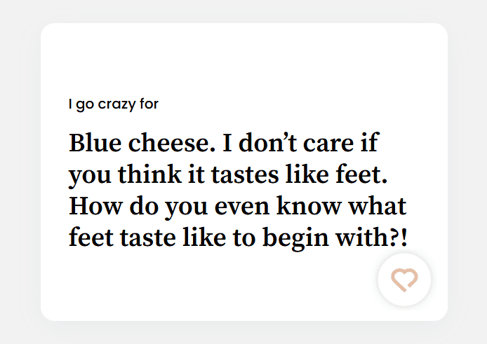 blue cheese