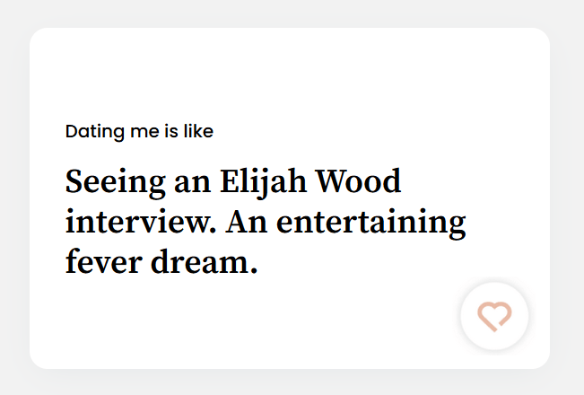 Seeing an Elijah Wood interview An entertaining fever dream