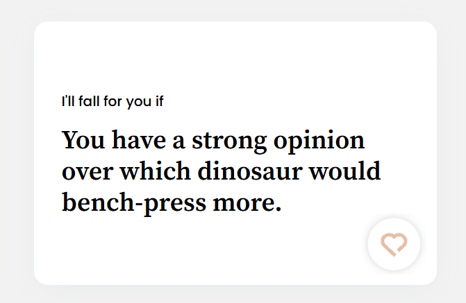 you have a strong opinion