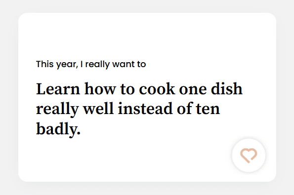 this year I really want to