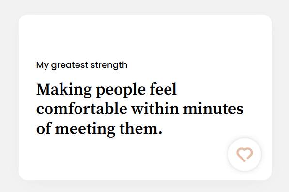 My greatest strength