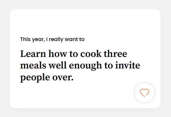 This year, I really want to