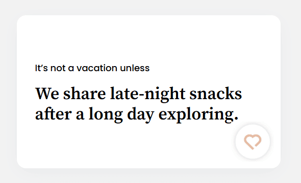 We share late-night snacks after a long day exploring.