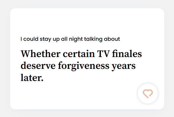 Whether certain TV finales deserve forgiveness years later