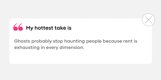 1. Ghosts probably stop haunting people because rent is exhausting in every dimension.