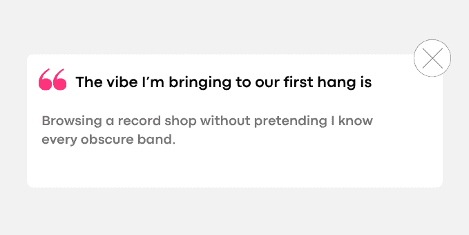 3. Browsing a record shop without pretending I know every obscure band.