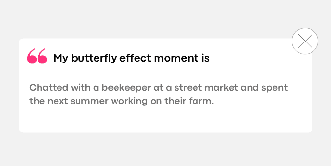 3. Chatted with a beekeeper at a street market and spent the next summer working on their farm.