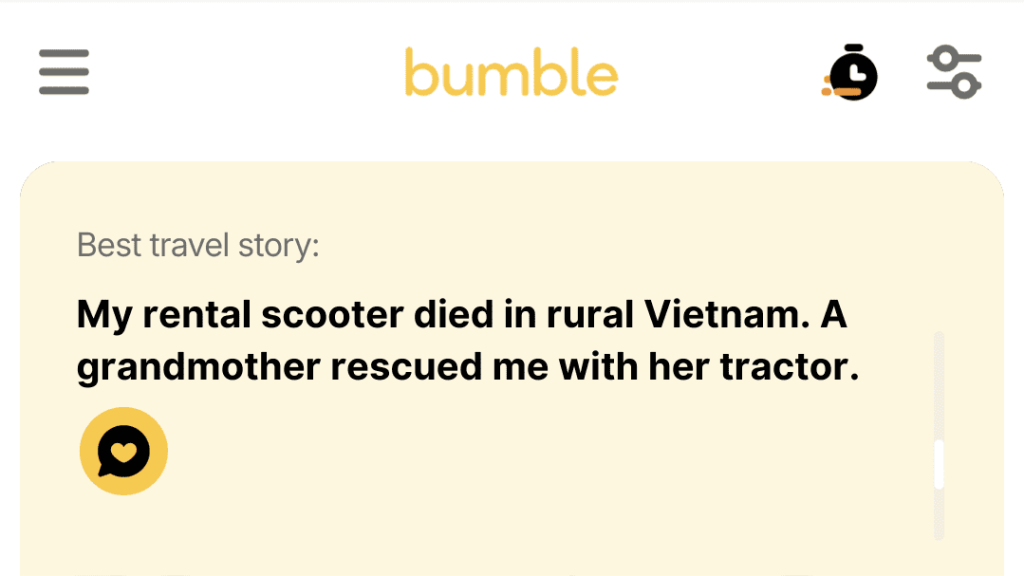 1. My rental scooter died in rural Vietnam. A grandmother rescued me with her tractor.