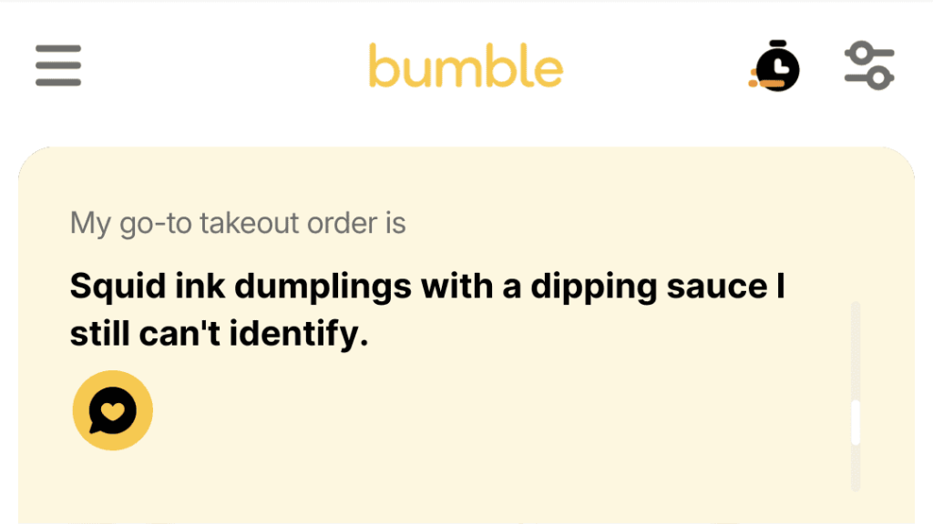 1. Squid ink dumplings with a dipping sauce I still can't identify.