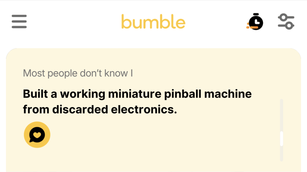 2. Built a working miniature pinball machine from discarded electronics.